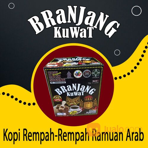 Kopi Bubuk Branjang Kuat racikan rempah-rempah ramuan Arab herbal alami