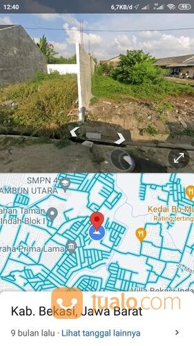 Tanah Murah di Lingkungan Perumahan Graha Prima Tambun Utara, Bekasi