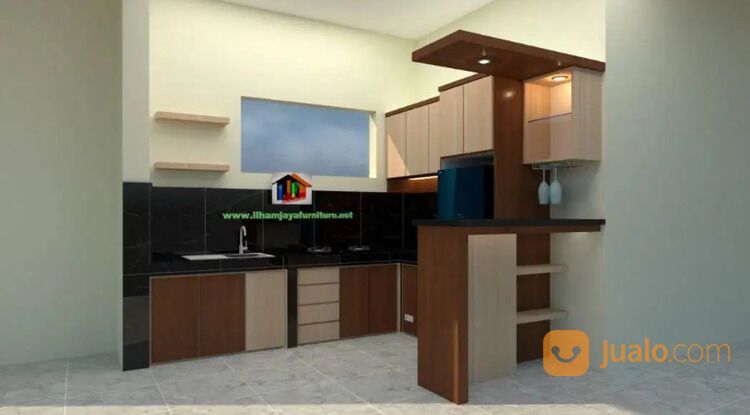 kitchen set full kabin - backdrop rak tv IJF