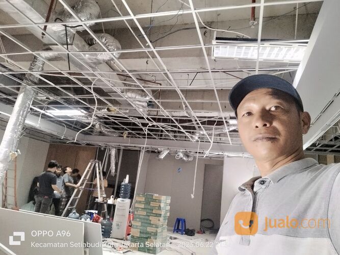 Harga Pemasangan Plafond Gyptile Modul 60 x 60, update terbaru (Bahan + Upah)