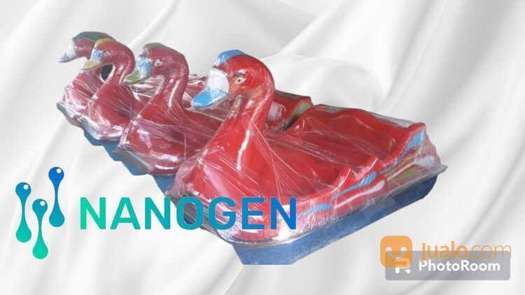 sepeda air goes model bebek merah bahan fiber