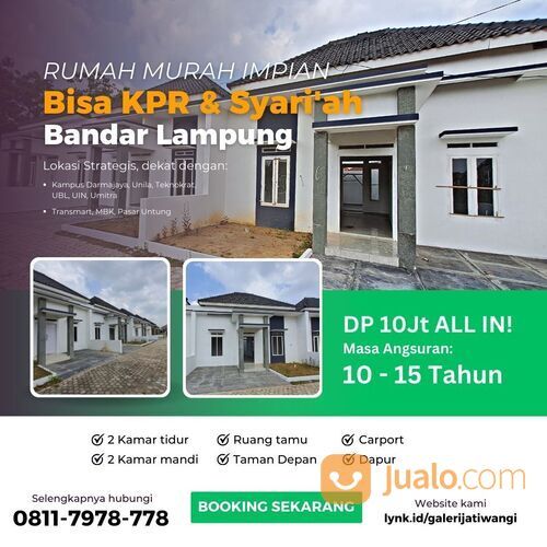 CICILAN RINGAN CALL 0811-7978-778 Perumahan Murah Di Bandar Lampung