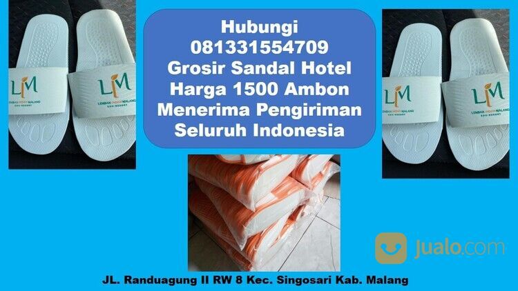 Hubungi 081331554709 - Sandal Hotel Dan Sabun Hotel Ambon