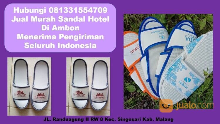 Hubungi 081331554709 - Sandal Hotel Dan Sabun Hotel Ambon