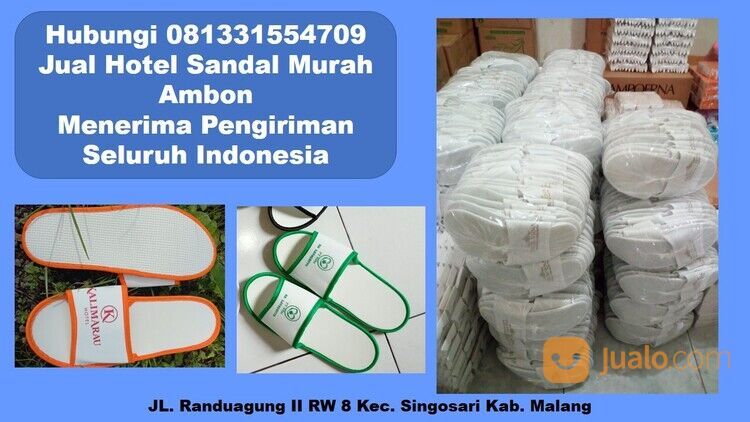 Hubungi 081331554709 - Sandal Hotel Dan Sabun Hotel Ambon