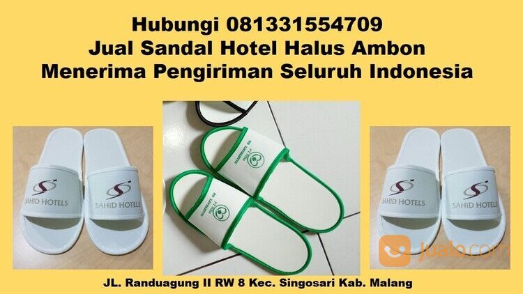Hubungi 081331554709 - Sandal Hotel Dan Sabun Hotel Ambon