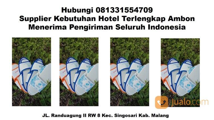 Hubungi 081331554709 - Grosir Sandal Hotel Termurah Ambon
