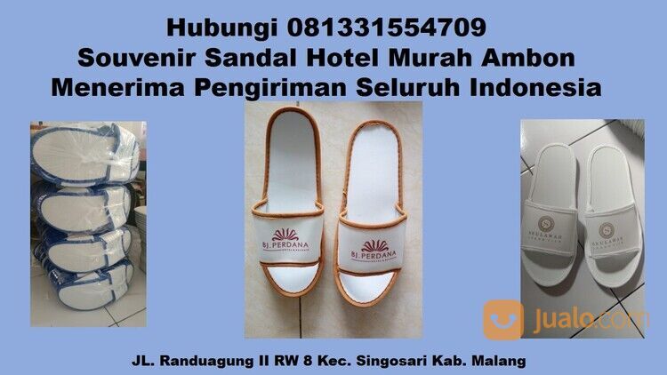 Hubungi 081331554709 - Grosir Sandal Hotel Termurah Ambon