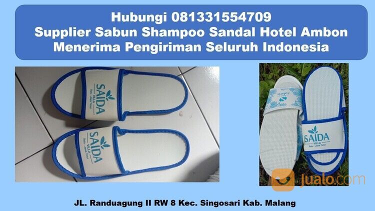 Hubungi 081331554709 - Grosir Sandal Hotel Termurah Ambon