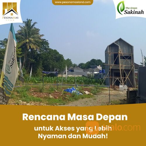 Perumahan Terjangkau The Green Sakinah Sawangan DP 3 Juta Cicilan Flat 3 Jutaan Free Biaya