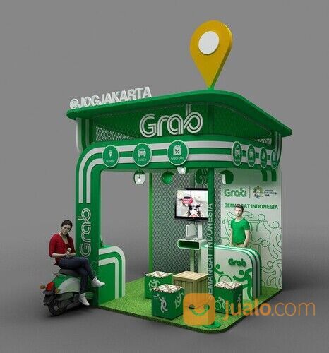 pembuatan booth grab pameran dan exhibition