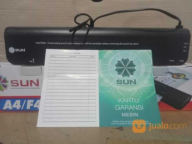Mesin Laminating A4 F4 240 mm Alat Laminating Panas Dingin bergaransi