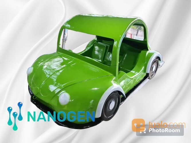 sepeda air goes model mobilan warna hijau