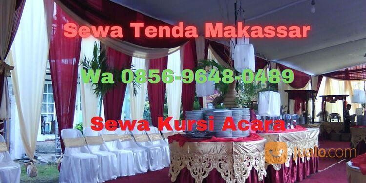 Wa 085696480489 Sewa Tenda dan Kursi di Gowa dan Makassar