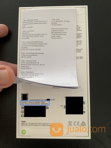 SALE !!! Apple iPhone 13 128GB, Midnight, Garansi iBox 1 Tahun