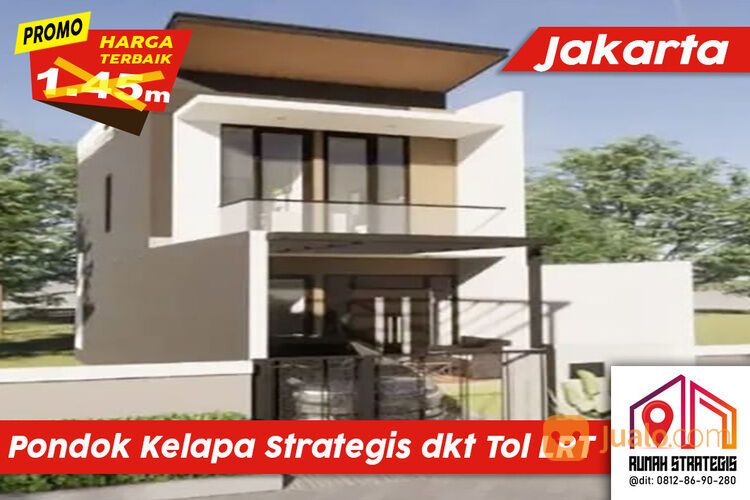 Cluster Strategis Pondok Kelapa Duren Sawit Jakarta Timur dkt Tol LRT