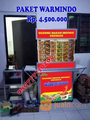 Usaha kekinian Warmindo Booth Portable