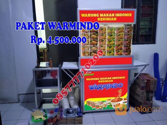 Usaha kekinian Warmindo Booth Portable