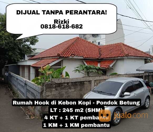 RUMAH HOOK di Kebon Kopi - Pondok Betung,Tangerang Selatan, Provinsi Banten