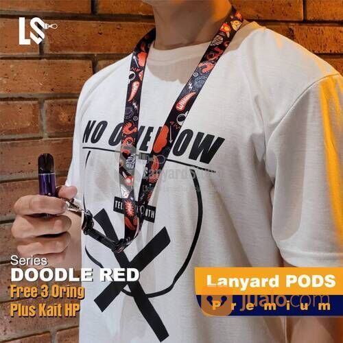 Percetakan Tali Lanyard PODS Custom di Surabaya Hub Lanyard Studio 082228608282