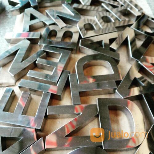 Huruf Timbul Stainless