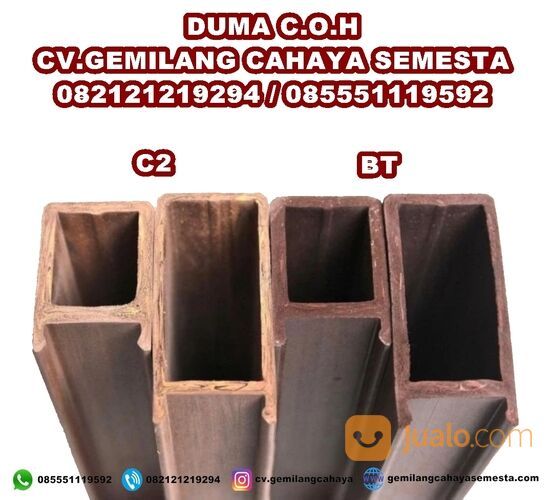C.0.H 50x100 ( Click On Hollow ) Duma Panel (3 meter) Plafon / Dinding