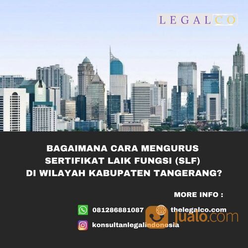 SERTIFIKAT LAIK FUNGSI KABUPATEN TANGERANG