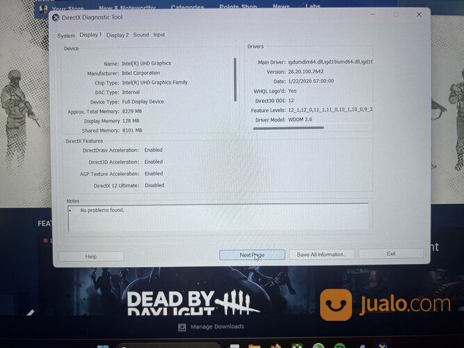 Laptop Gaming MSI GL65 i7 RTX 2060 6GB RAM 16GB