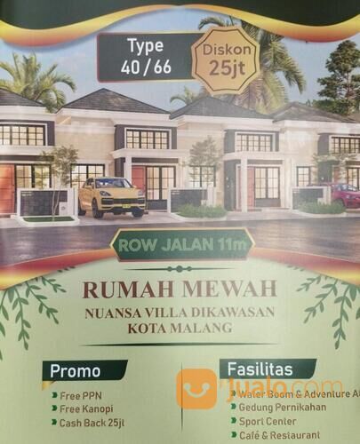 Modern Tahap 4 Villa Puncak Annisa 200 Unit Gor Ken Arok Jalan Mayjen Sungkono Malang 365 Juta