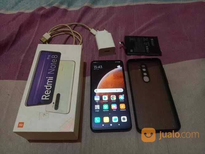 REDMI NOTE 8 PRO 6/64 MULUS FULL SET