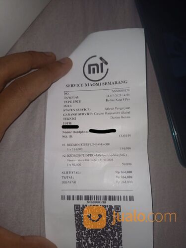 REDMI NOTE 8 PRO 6/64 MULUS FULL SET