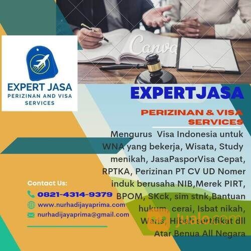 Jasa paspor jasa Kitas visa jasa urus waris hibah Gono gini deforce