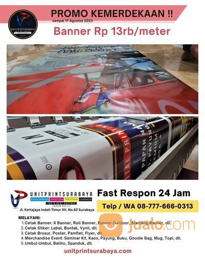 PROMO BANNER MOJOKERTO Rp 13rb/meter!! WA 08777-666-0313