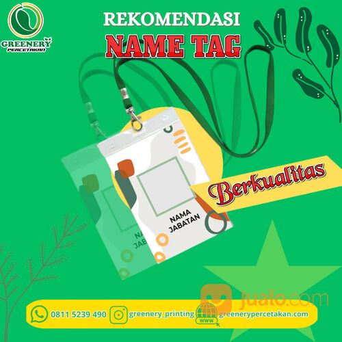 Jasa Cetak Name Tag Di Kasongan Katingan WA 0811 5239 490