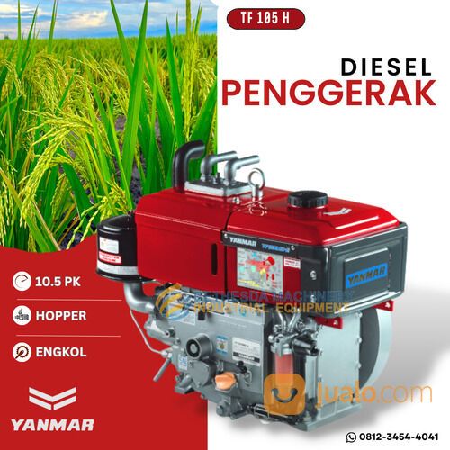 Mesin YANMAR diesel 10.5 PK / TF 105 H Manual Engkol