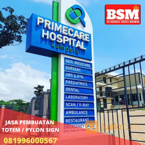 PYLON SIGN RUMAH SAKIT