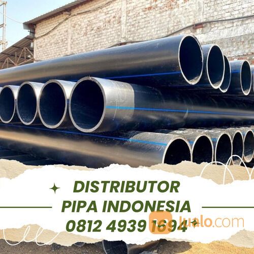 PROMO!!! Pipa HDPE Garis Biru Panjang 6 Meter / Batang