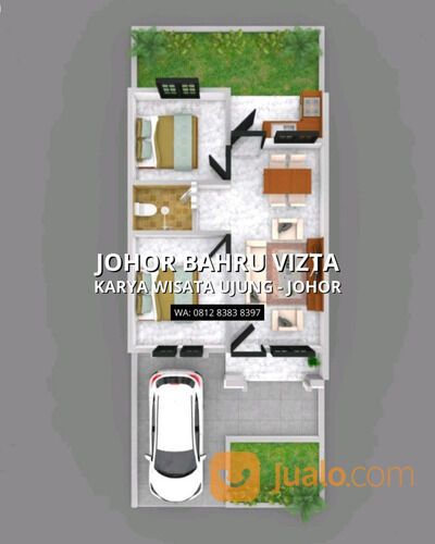 HANYA 250 JUTA DI KARYA WISATA UJUNG JOHOR NAMORAMBE DELI SERDANG - JOHOR BAHRU VIZTA