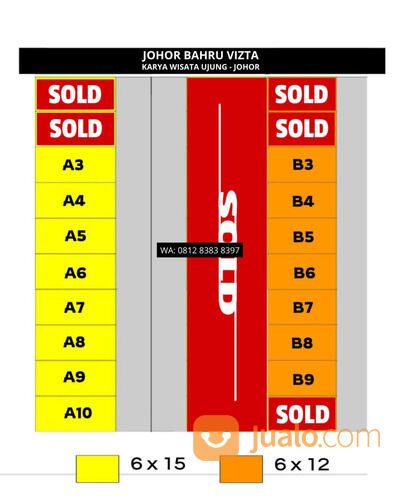 HANYA 250 JUTA DI KARYA WISATA UJUNG JOHOR NAMORAMBE DELI SERDANG - JOHOR BAHRU VIZTA