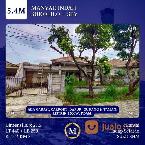 Rumah manyar indah sukolilo siap huni surabaya timur