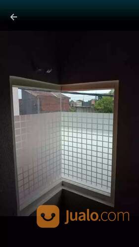 Kaca Film sandblast kotak kacafilm kantor sticker buram es stiker motif ice sunblash