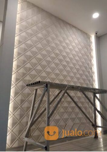 Panel dinding grc beton dan lis plang cawang