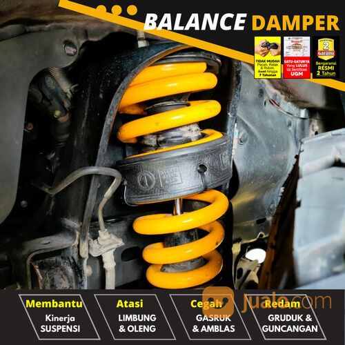Terbaik ! Meredam Guncangan Keras mobil di Jalan Berlubang dg Pasang BALANCE Damper