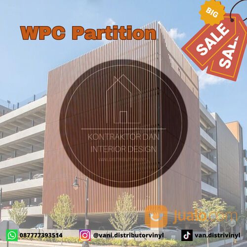 Kisi Kisi WPC Minimalis/Partisi WPC/Pembatas Ruangan - KA90S40