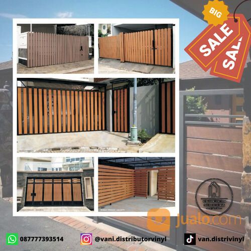 Pagar WPC/WPC Pagar Kayu Tersedia Banyak Pilihan - KA150S12