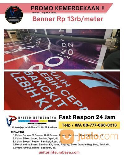 PROMO BANNER PASURUAN Rp 13rb/meter!! WA 08777-666-0313