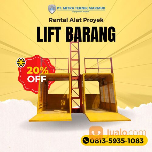 Sewa Lift Barang Kota Palangka Raya | 0813-5935-1083