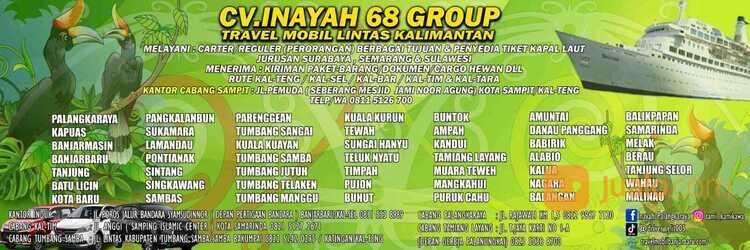 Travel Banjarbaru Kapuas Palangkaraya balikpapan samarinda