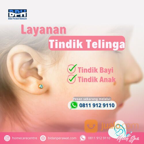 layanan tindik bayi homecare