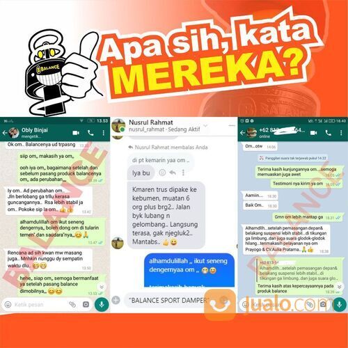 BALANCE DAMPER Spesialis MenSTABILKAN mobil yg LIMBUNG, SIAP PASANG !